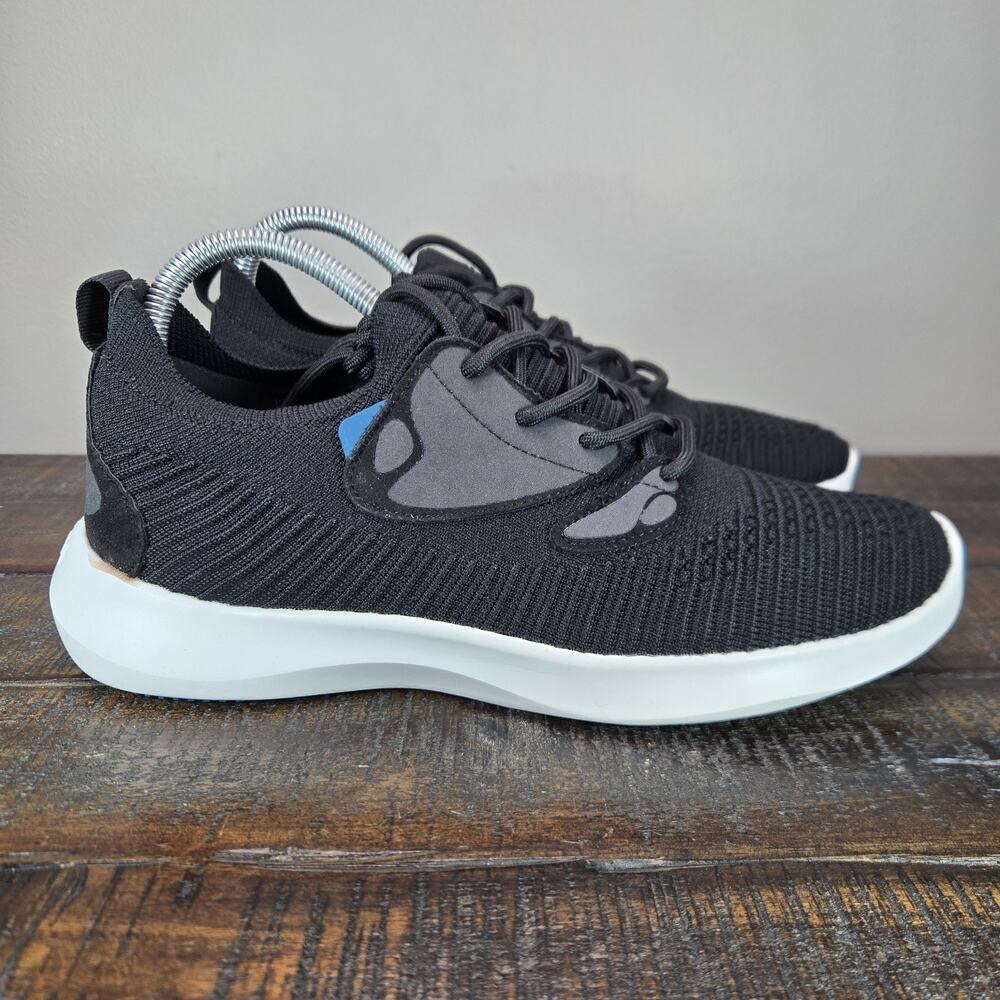 Vessi Everyday 2.0 Womens Size 8 Lace Up Waterproof Shoes Sneakers Onyx Black